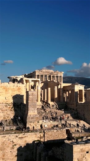 Drone, Atina'daki Akropolis'in gizli güzelliklerini ortaya çıkardı