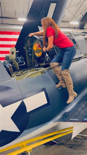 Aviatress Alyssa on Instagram: "The rear gunner position for “The Beast” Curtiss SB2C Helldiver. It boasted two .30 caliber machine guns. 💪 #pilot #aviation #fly #airplane #flight #aircraft #museum #navy #military"