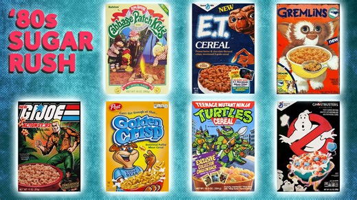 The 1980s as a peak era for sugary breakfast cereals