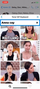14K views · 1.2K reactions | You may now use 'Anna Cay GIFs' 珞 Kahit ako natawa sa sarili ko!  Aminin nyo, naaliw din kayo sa mga quotable reactions from my vids. Winner yung gumawa! Maraming salamat Tenor GIF Keyboard Bot for my GIFs浪 Here's how to use my GIFs... | Anna Cay | Facebook