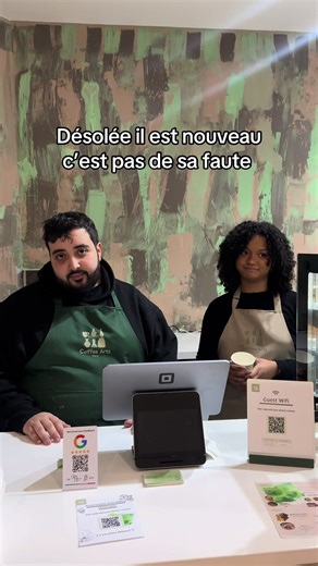 Humorous Moments at a Paris Coffee Shop