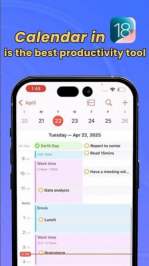 Use Apple Calendar for Productivity! Reminders & Calendar Integration (iOS 18)