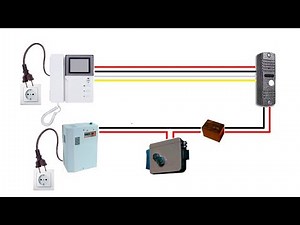 Подключение электромеханического замка