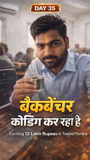 😁Backbencher to Devloper 🚀 | Day 35 Of Earning 12 Lakhs in 12 Months | Real Coding Journey #devlife