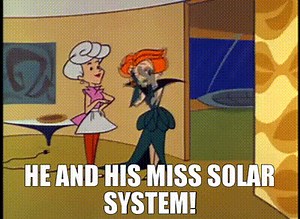 He and his Miss Solar System!