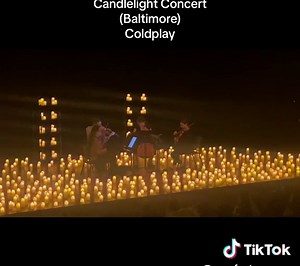 Candle light Concert #coldplay #candlelight