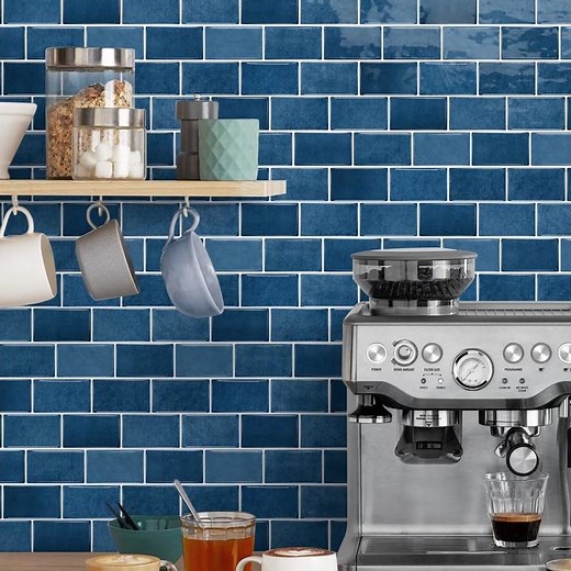 Classic Navy Blue Room Makeover in Minutes! 🌊✨ (Kitchen & Bath)