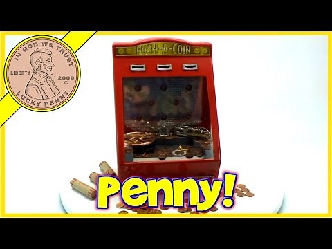 Coin Pusher Push-A-Coin Carnival Arcade Machine Pushing Pennies Toy Kids Toy Reviews