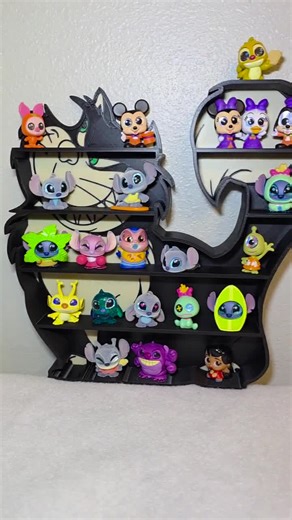 Lucifer Cat Mini Figure Shelf | Cinderella Doorables Display Shelf | 3D Printed Disney Figurine Stand - Etsy