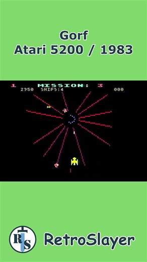 Gorf Gameplay Atari 5200