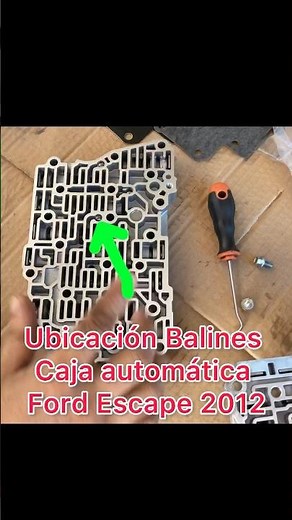 2012 Ford Escape Automatic Transmission Ball Bearing Location