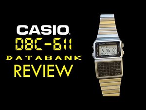 *REVIEW* Casio DBC611 Databank Vintage/Retro Digital Calculator Watch