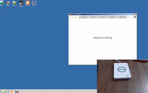 ACS/ACR122U读写卡器测试 (NFC Tools for Windows) - wenkernboys01 bilibili