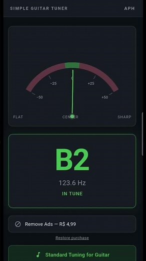 Simple Guitar Tuner