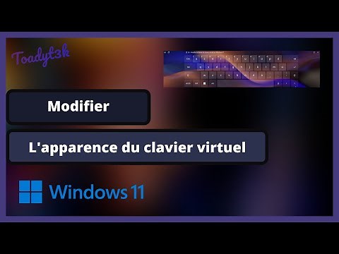 Modifier le thème du clavier virtuel sur Windows 11