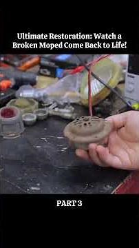 Part3 MIND-BLOWING Restoration Watch a Broken Moped Come Back to Life!