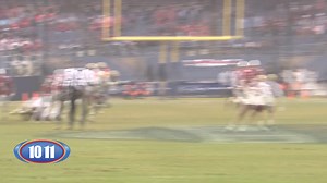 Late hit or late slide? Boston College was penalized on this Dylan Raiola run on Nebraska's final drive of the Pinstripe Bowl. | 10/11 News