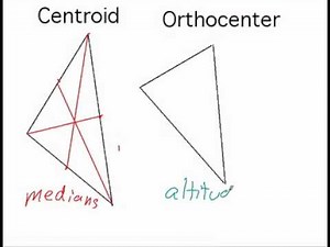 Centroid versus Orthocenter of Triangle ... MathWOEs