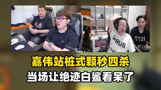 嘉伟HK417站桩式颗秒四杀，当场让绝迹和白老板看呆