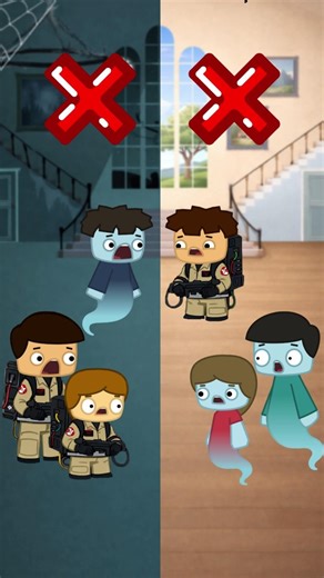 Assemble a team of Ghosts and a team of Ghostbusters