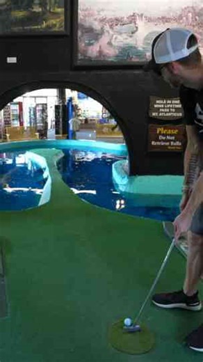 The hardest mini golf hole ever! Can you beat it?