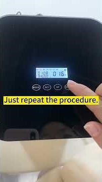 How to set the time of the diffuser machine?#aromadiffuser #aromatherapy #airpurifier #humidifier