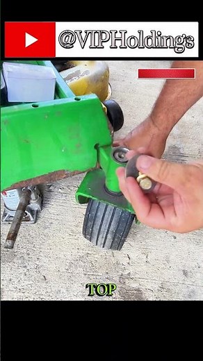 Fixing My John Deere Zero Turn Lawn Mower Wheel