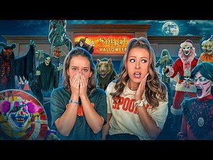 OFFICIAL SPIRIT HALLOWEEN 2025 HAUNTED WALK THROUGH VLOG 🫣👻 #trend #shopping #halloween #scary