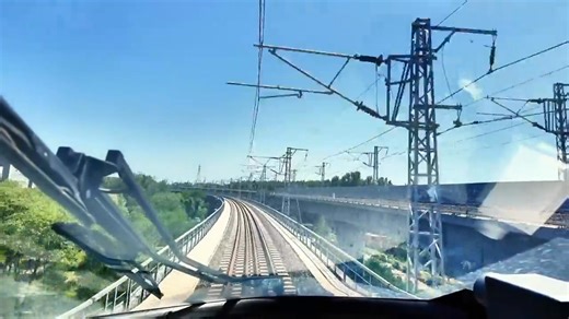 83K views · 5.9K reactions | What does it feel like when a high-speed train leans gracefully into a curve?  Step into a train’s cab and feel the motion—first-person view, full-speed thrill. #ChinaRailway #RailwayTime | China Railway | Facebook