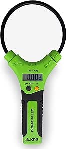 KPS-DCM4010FLEX Flexible Clamp Meter TRMS Current AC 30A/300A/3000A Coil 25 CM. Backlit Display 3.000 Counts Autorange CAT.IV