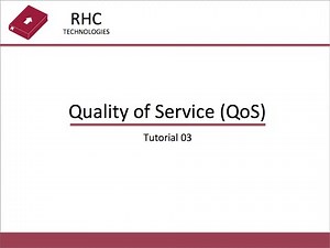QoS - Tutorial 03