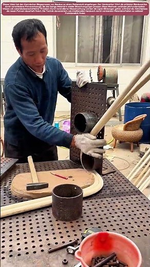 Bambus formen: Vom Hitzestab zur Sitzskulptur