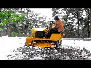 struck magnatrac mt3000 mini dozer snow...part 3