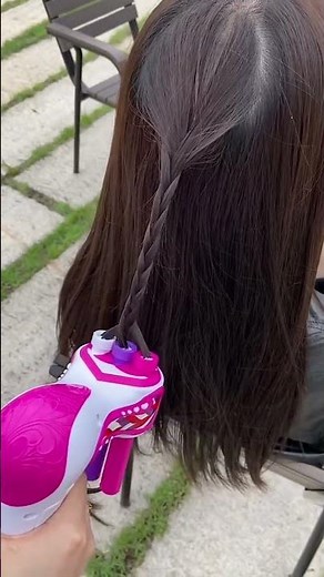 ✨ Automatic Braid Machine 💇‍♀️ Easy Perfect Braids in Seconds ⚡ Hair Styling Magic Tool 🎀🌸