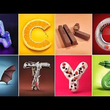 A new animated alphabets Video - 36days of type. A to Z alphabets animation 2022