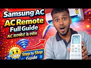 Samsung AC Remote Full Functions Explained | All Buttons Working Guide (Hindi)
