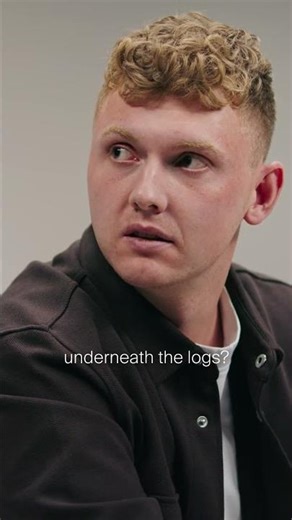 You really crawl underneath the logs?