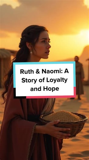Discover the inspiring journey of Ruth and Naomi—a tale of unwavering loyalty, hope, and redemption. Their story shows how faith and kindness can change destinies. #BibleStories #Inspiration #Faith #Loyalty #Redemption #Hope