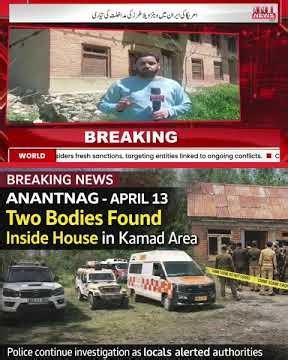 Man, Woman Found De_ad In J&K’s Anantnag