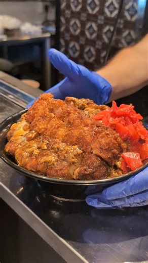 極厚カツが2枚も乗った特盛りカレーカツ丼 #japanesefood #katsudon #東京グルメ