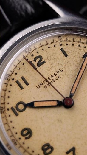 Vintage Universal Genève Swiss Military Watch, Ref. 20724 Radium Dial, Cal. 263 from 1944