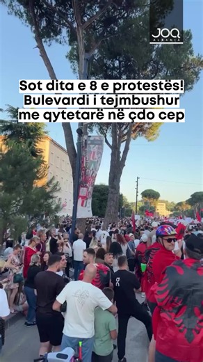 Protesta e 8-të në Tiranë: Kundër investimeve në Zvërnec dhe politikës aktuale