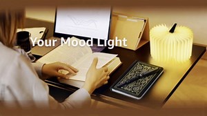 Book Lamp for Book Lovers Gifts, Bookshaped Small Mood Lighting Lamp Foldable Paper Hardcover Cover, Unique Aesthetic Lamps USB Rechargeable, Bookish Decor for Library, Reading Nook, Bookshelf