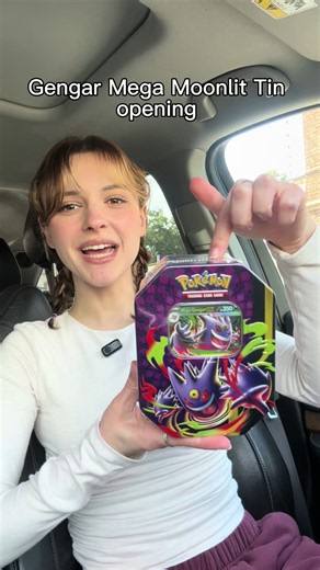 Opening Gengar Mega Moonlit Tin Pokémon Cards Unboxing