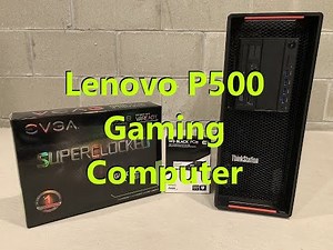 Lenovo Thinkstation P500 Gaming Computer (GTX 1080 and NVMe.2 Install)