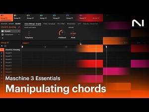 How to manipulate a chord in Maschine 3 software | Native Instruments
