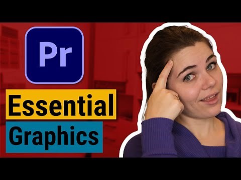 Adobe Premiere - Essential Graphics Tutorial - So funktioniert es!