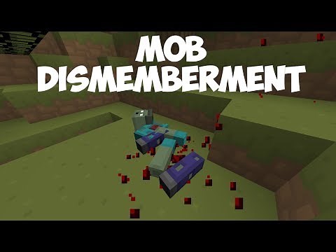 MINECRAFT MOB DISMEMBERMENT MOD 1.12.2 | REVIEW EN ESPAÑOL