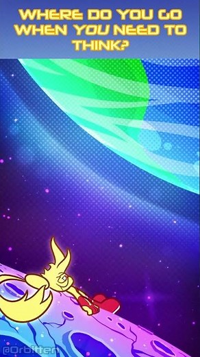 Solar Girl: Where do you go when you need to think? #animation #cartoon #art