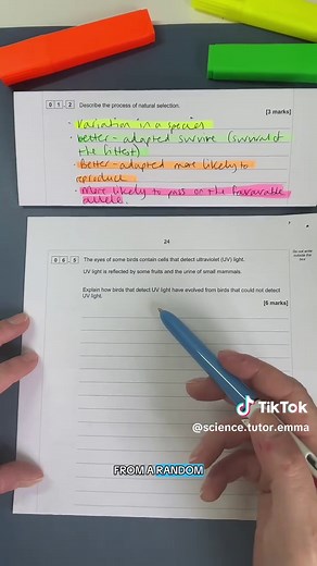Natural Selection: Reused Exam Questions and How to Apply Answers